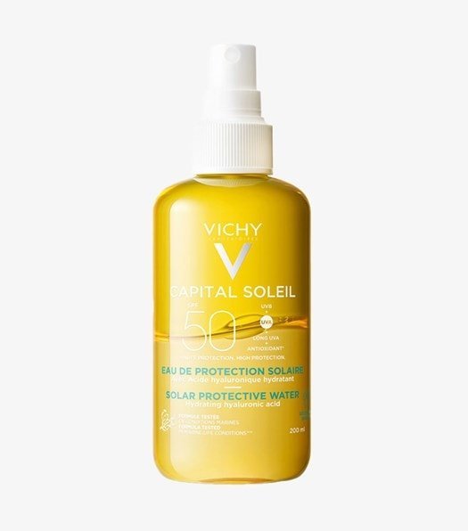 Água solar protetora Hidratante Corporal FPS 50 200ml
